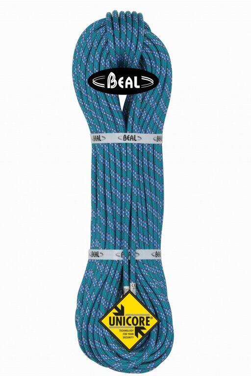 BEAL Dvojité a poloviční dynamické lano Ice Line 8,1mm Unicore Golden Dry 60m