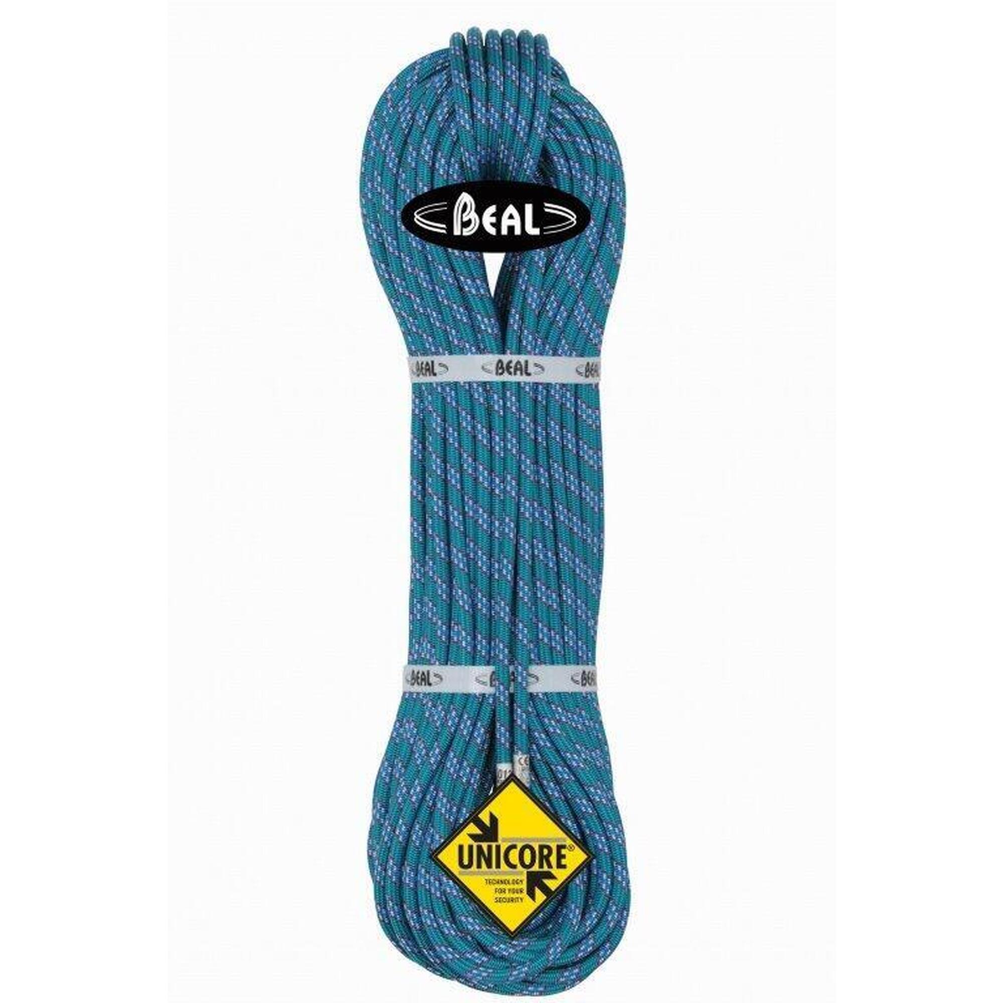 Dvojité a poloviční dynamické lano Ice Line 8,1mm Unicore Golden Dry 60m