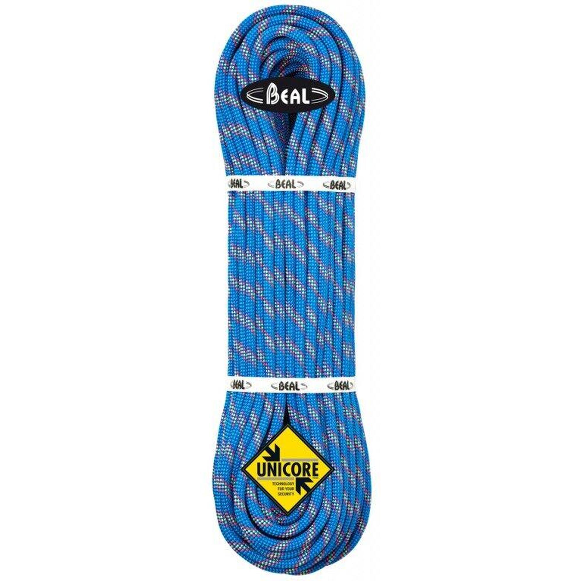 BEAL Jednoduché dynamické lano Booster III 9,7mm Unicore Dry Cover 50m