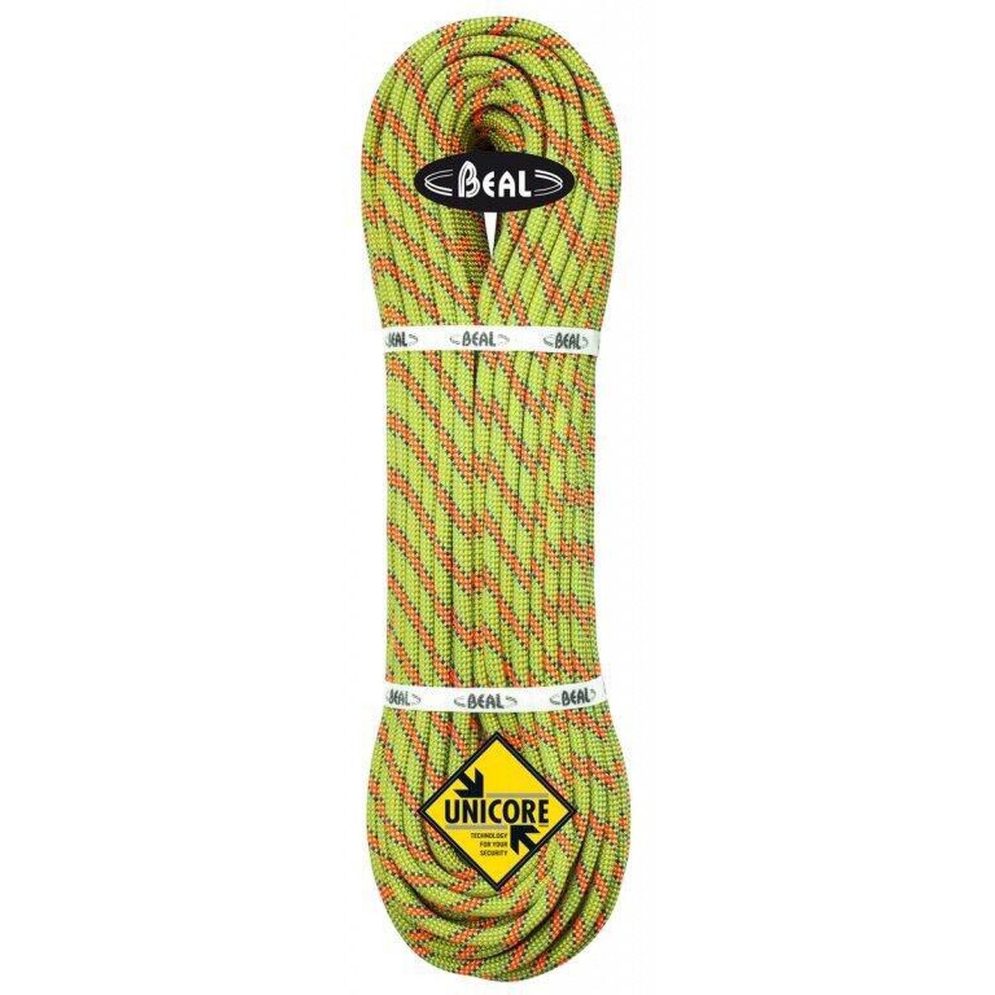 BEAL Jednoduché dynamické lano Booster III 9,7mm Unicore Dry Cover 70m