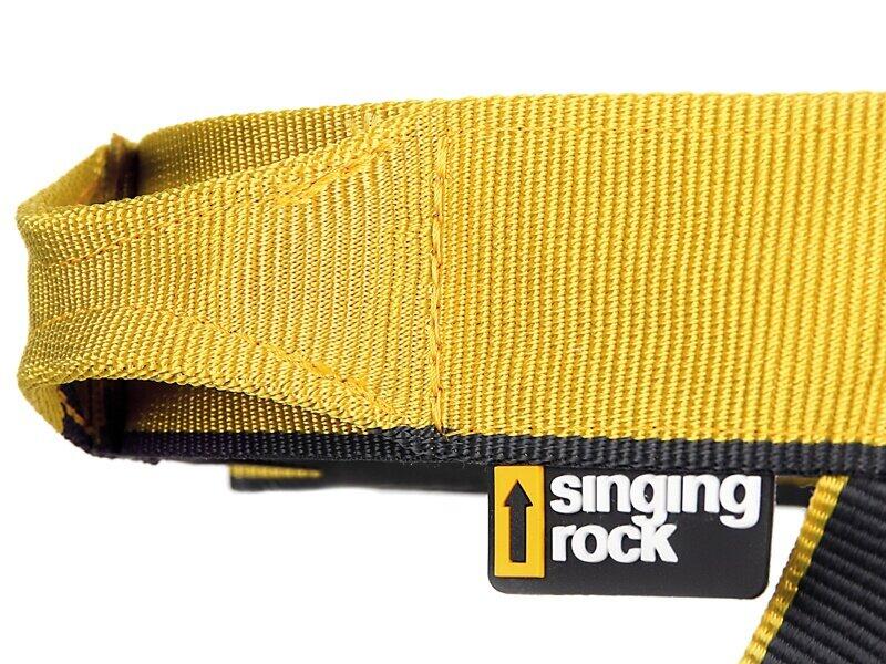 Harnais Singing Rock Top Padded jaune uni léger rembourré 3 boucles 15 kN 5/5