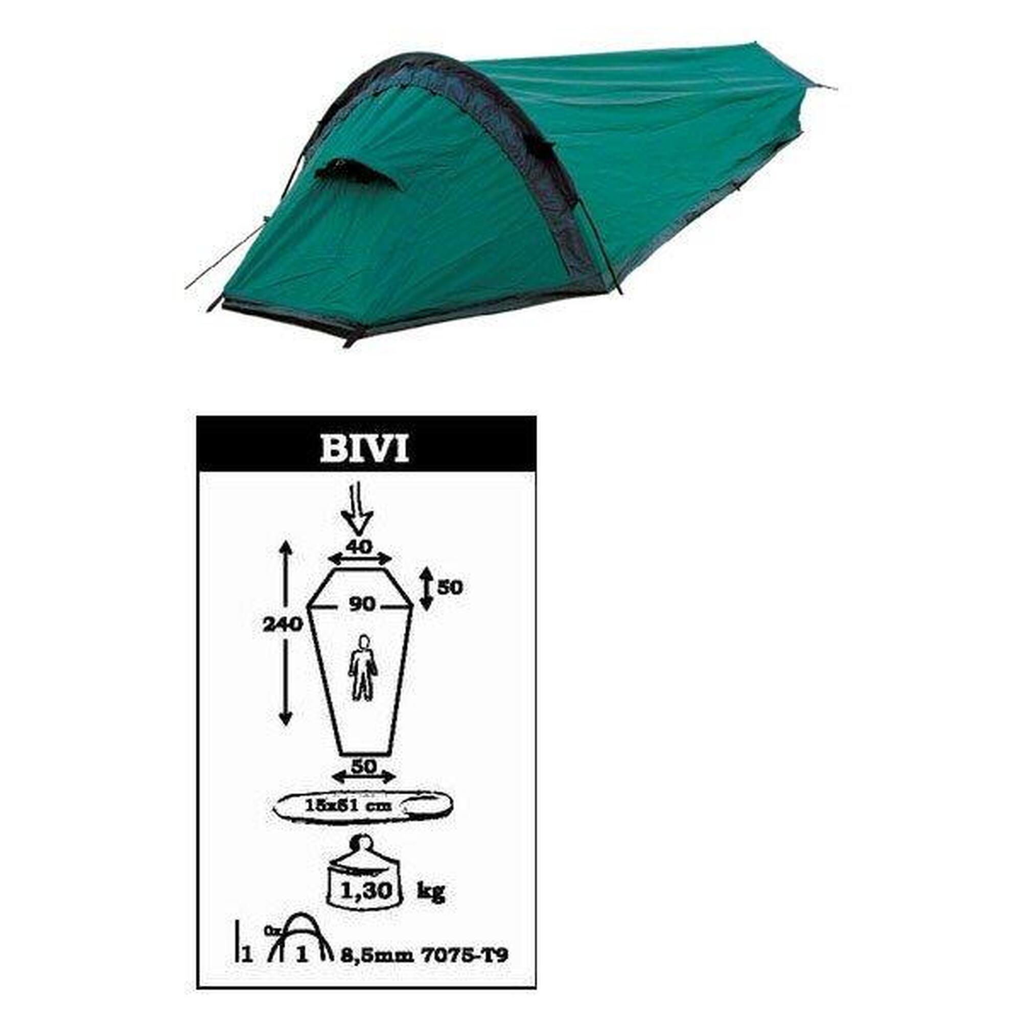 JUREK Turistický stan Bivi 1