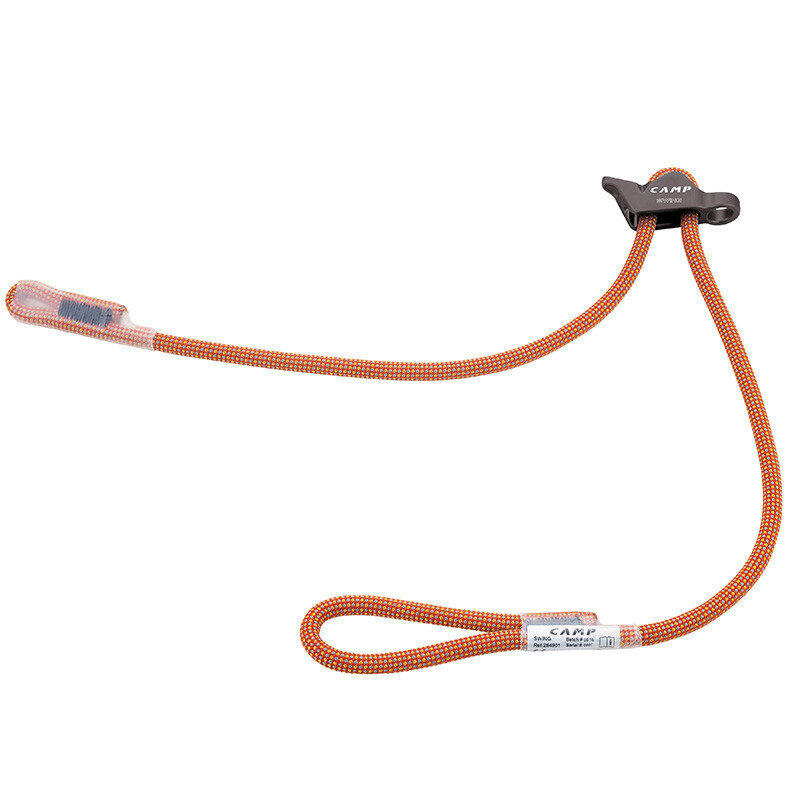Camp - Longe Réglable C A M P Swing 20–100 Cm Corde Dynamique 9,9 Mm - Longe D'Escalade - Orange - 100 Cm - Decathlon