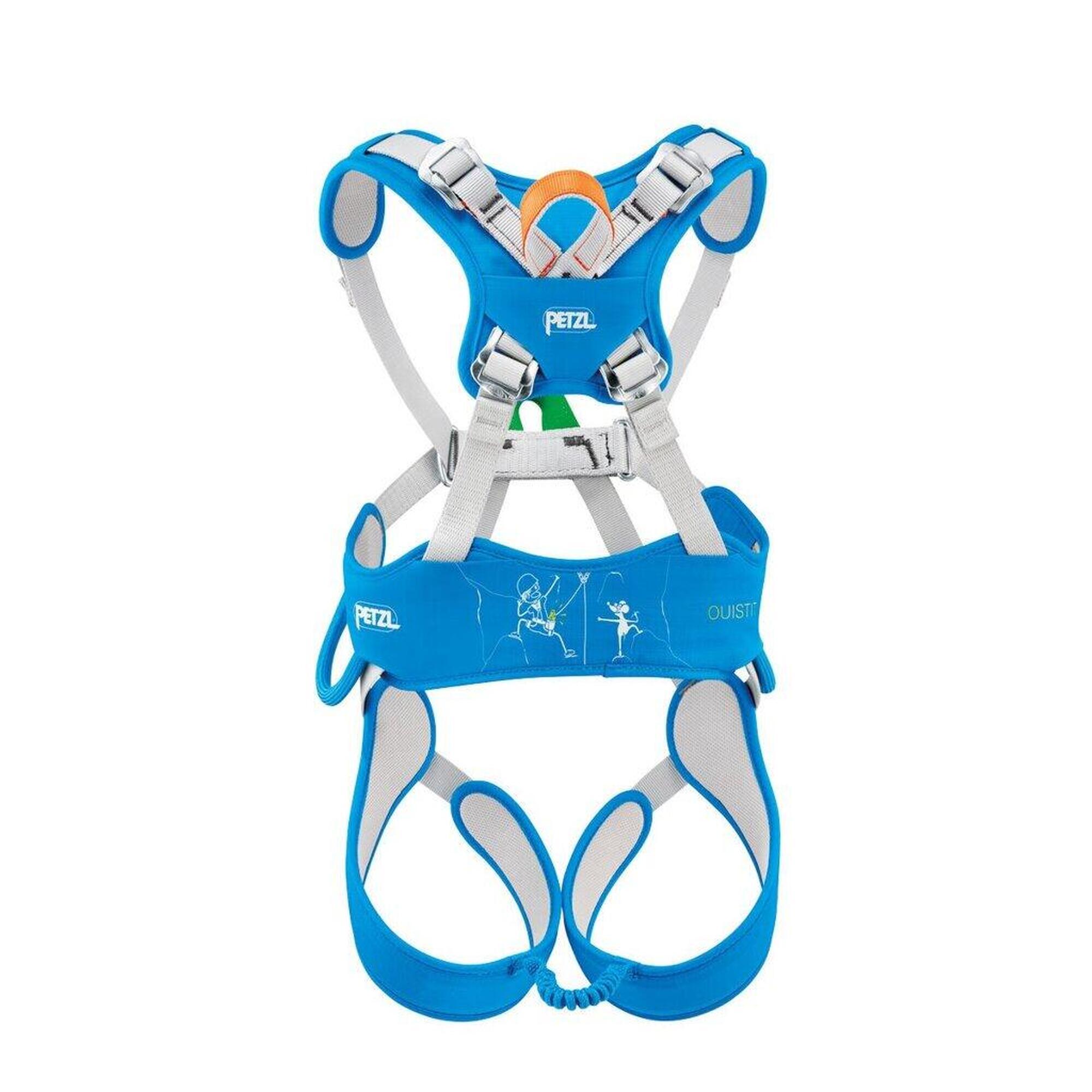 Harnais PETZL Ouistiti semi-rigide verde/portocalie