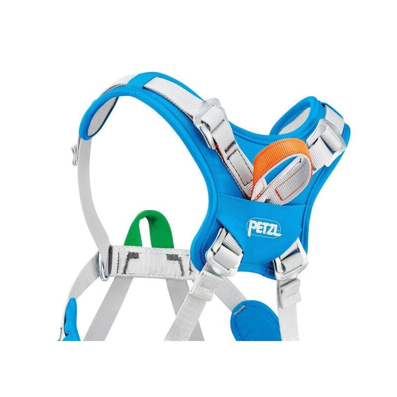 Harnais PETZL Ouistiti semi-rigide verde/portocalie