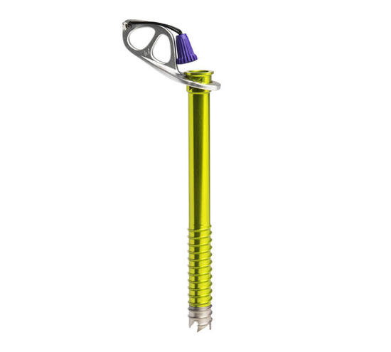 Broche à glace Black Diamond Ultralight 22 cm corps aluminium pointe acier 10 kN