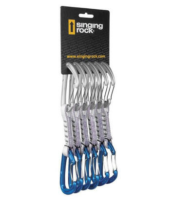 Expresses Singing Rock Colt 6 pièces 16 mm x 11 cm mousquetons forgés wire gate