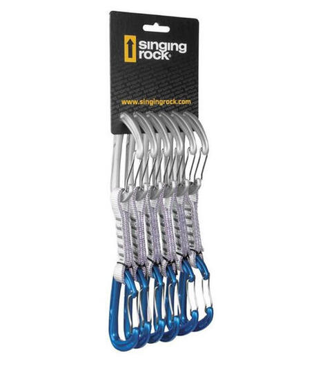 Expresses Singing Rock Colt 6 pièces 16 mm x 11 cm mousquetons forgés wire gate