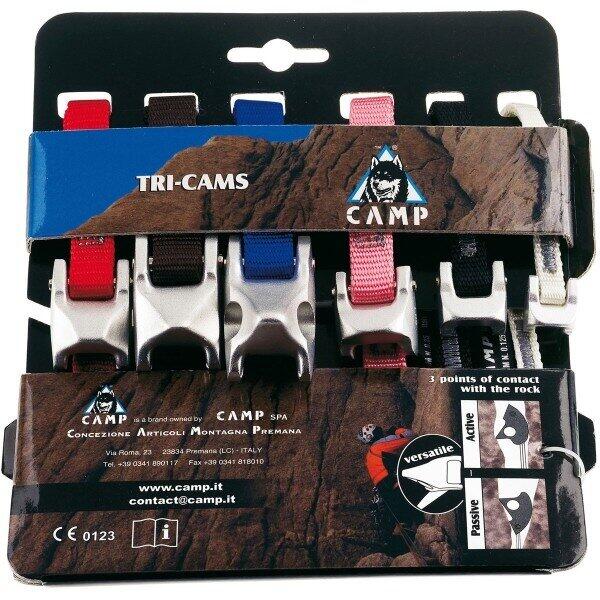 Set Tricam CAMP 6 piezas con cintas rigidizadas doble modo cam/coin colores 1/7