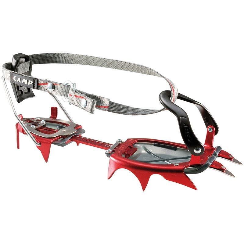 Camp - Crampons Xlc Nanotech Semi-auto 12 Pointes Aluminium 7075 - Crampons Alpinisme - Rouge - Taille Unique - Decathlon