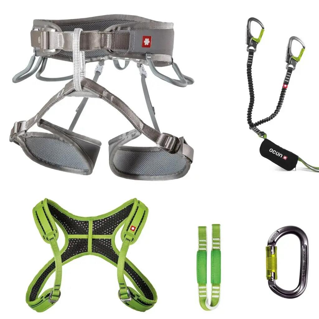 Zestaw via ferrata Ocun Via Ferrata Twist + Chest Set