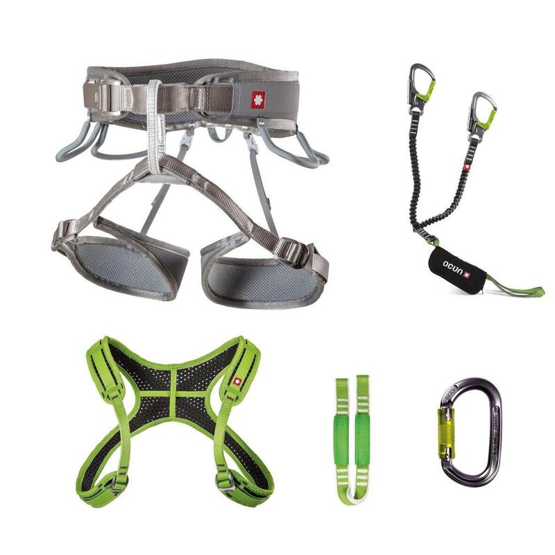 Lezecký ferratový set Ocun Via Ferrata Twist + Chest set