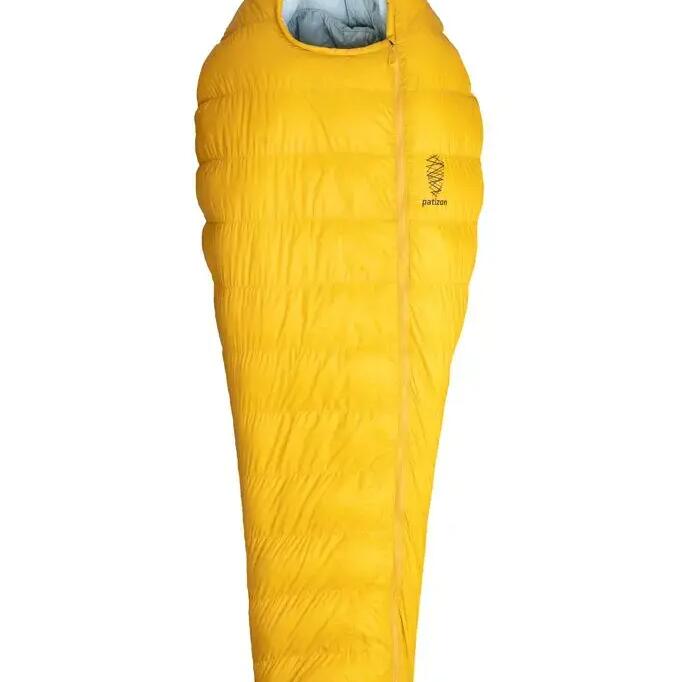 Mummy sleeping bag G 400 L Golden Yellow - Sky Grey 200 -24°C - Yellow