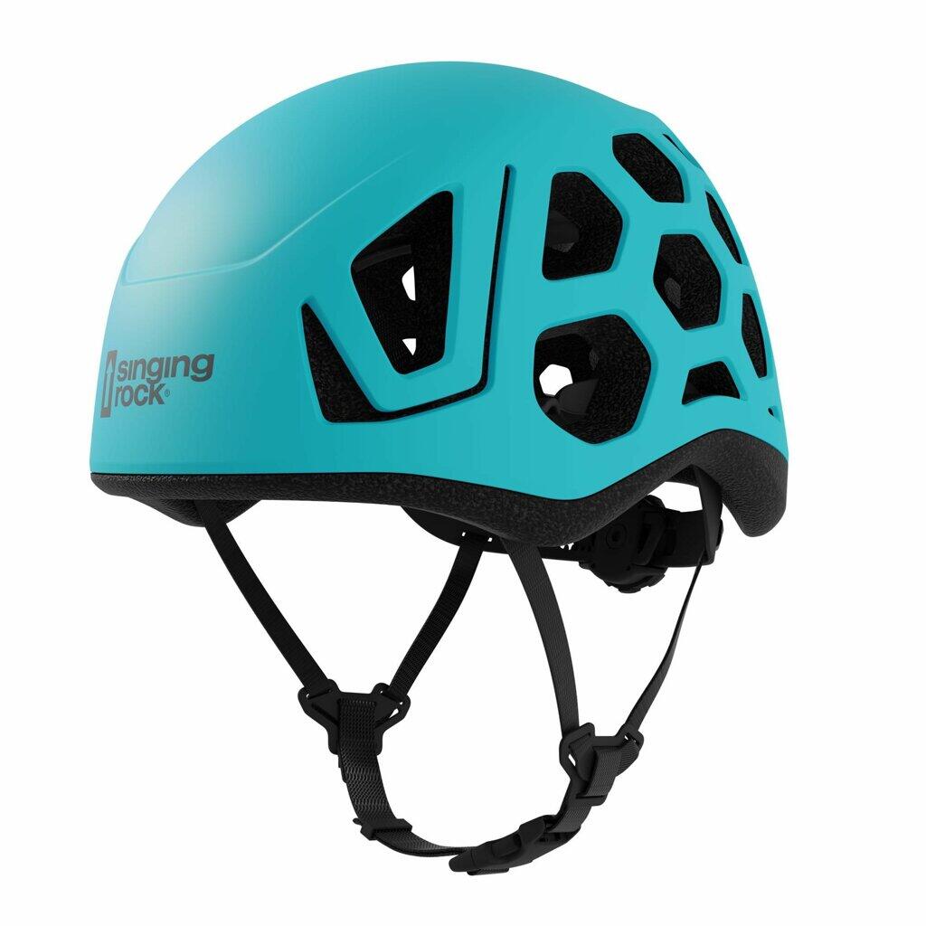 Singing Rock - Casque Escalade Singing Rock Hex Bleu Garish, Epp/abs, 35 Trous, Réglable - Casque - Bleu - 40 M - Decathlon