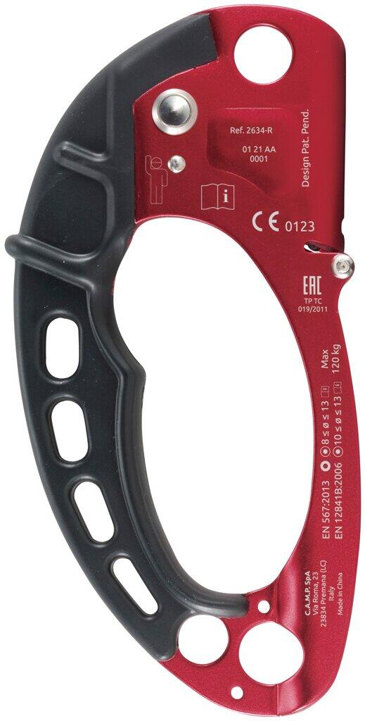Bloqueur Turbohand CAMP droit, poulie alu brevetée, poignée caoutchouc 8–13 mm 2/6