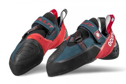 Zapatillas de escalada Ocún Bullit talla 44 suela CAT 1.5 4 mm velcro veganas