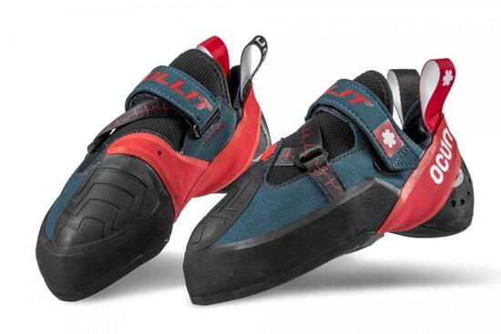 Zapatillas de escalada Ocún Bullit talla 44 suela CAT 1.5 4 mm velcro veganas