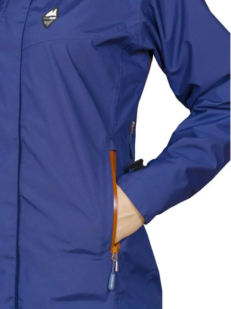 Regenjacke für Damen High Point Montanus Lady Pertex Shield rot 5/7