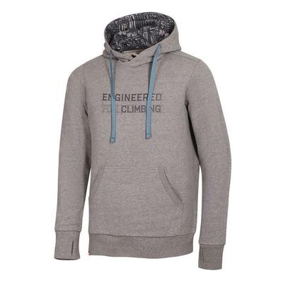 Ocún Hoodie Herren Grau 80% Baumwolle 20% Polyester Kapuze 2-Wege-Stretch