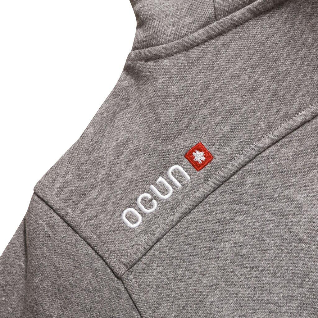 Hoodie Femme Ocún Grey Paloma — 80% coton, poche zippée, capuche ergonomique 7/7