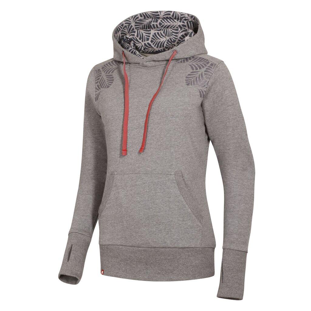 Ocun - Hoodie Femme Ocún Grey Paloma — 80% Coton, Poche Zippée, Capuche Ergonomique - Polaire - Gris - Decathlon