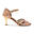 DQ L3M Chaussures de danse en chair avec strass - 7.0 cm flare