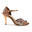 DQ L3M Tanzschuhe in Bronze mit Strass - 8.0 cm thin