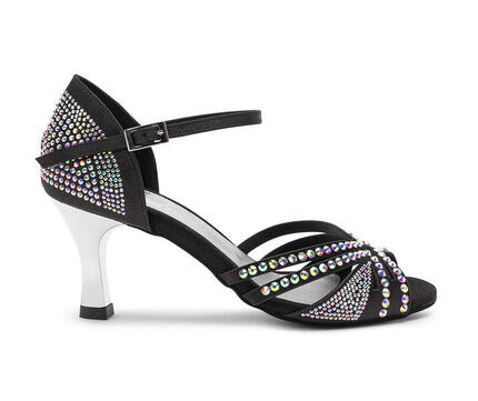 DANCING QUEENS - Sparkle Shine Tanzschuhe Satin - Absatz 7.0 cm flare