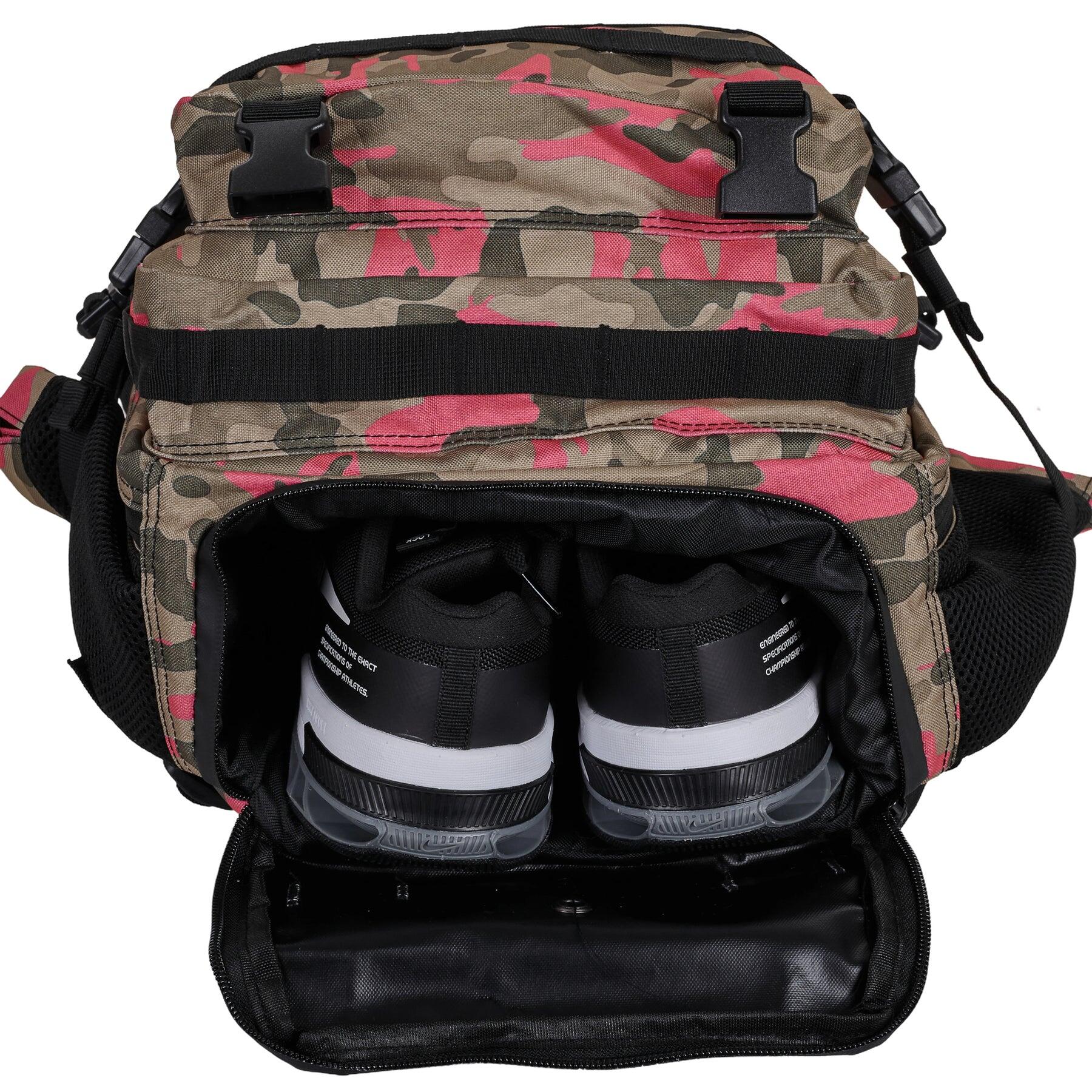 Militaire tactische rugzak ELITRAINX V1 CAMOUFLAGE ROZE 45L voor sport en reizen 4/7