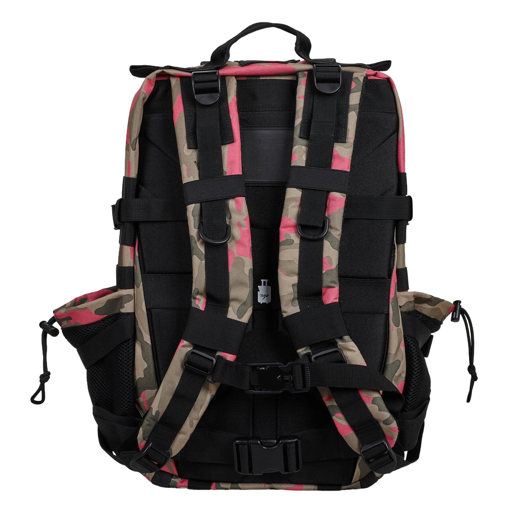 Militaire tactische rugzak ELITRAINX V1 CAMOUFLAGE ROZE 45L voor sport en reizen 5/7