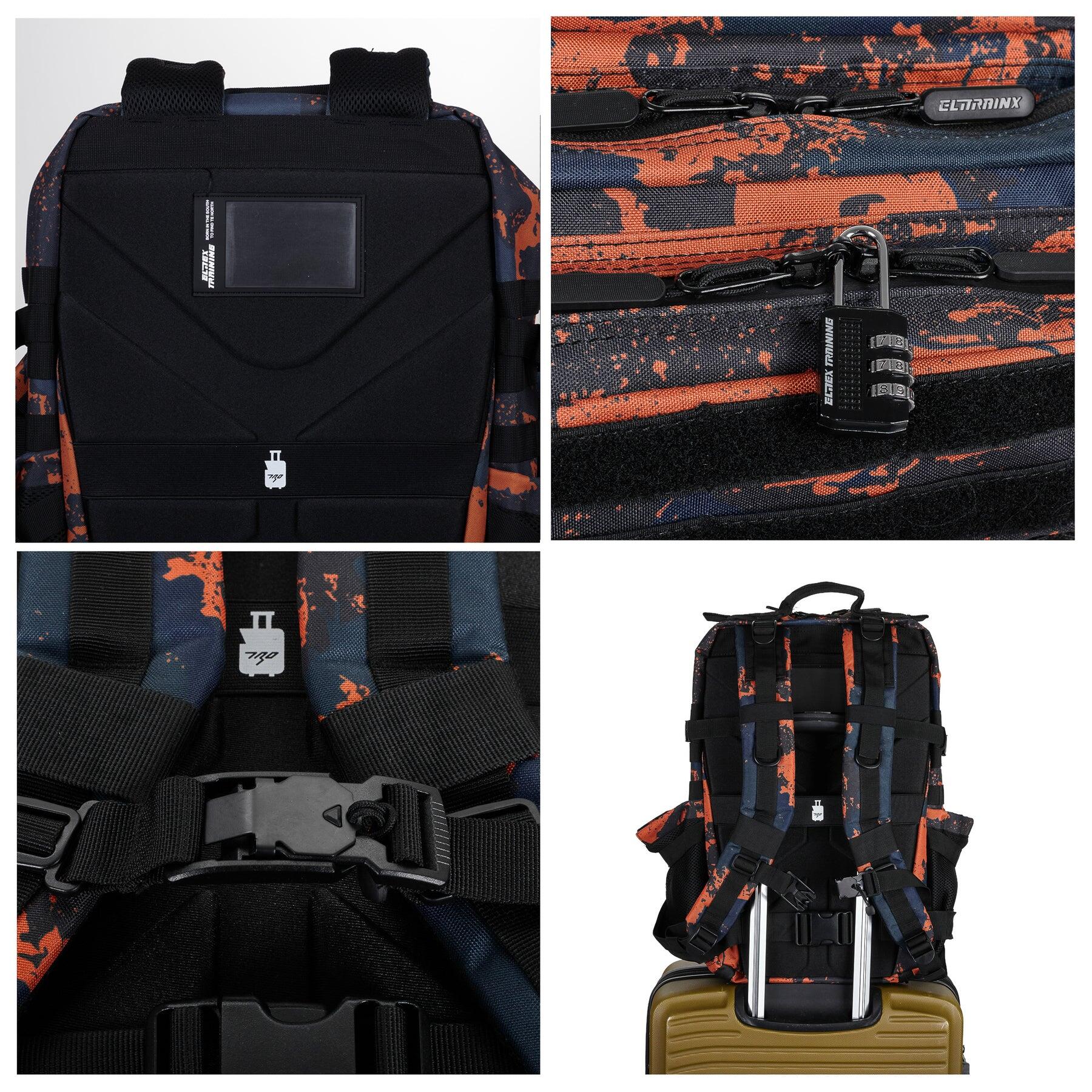 Mochila Elitex V1 Marte 45L Cabina Entrenamiento Repelente Agua 3/6