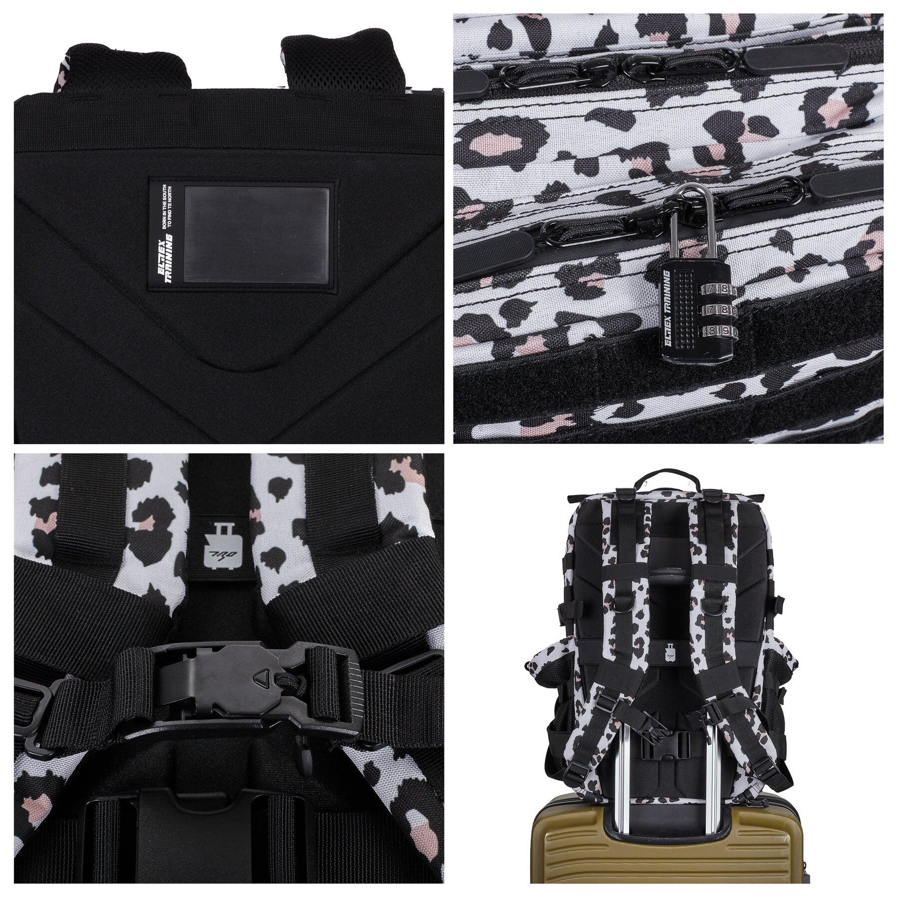 Militaire tactische rugzak ELITRAINX V1 LEOPARD 45L voor sport en reizen 4/7