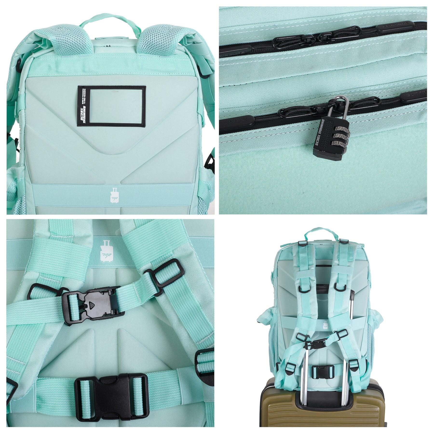 Sac à Dos Elitex V2 Vert Menthe 45L Cabine Entraînement Imperméable 2/8