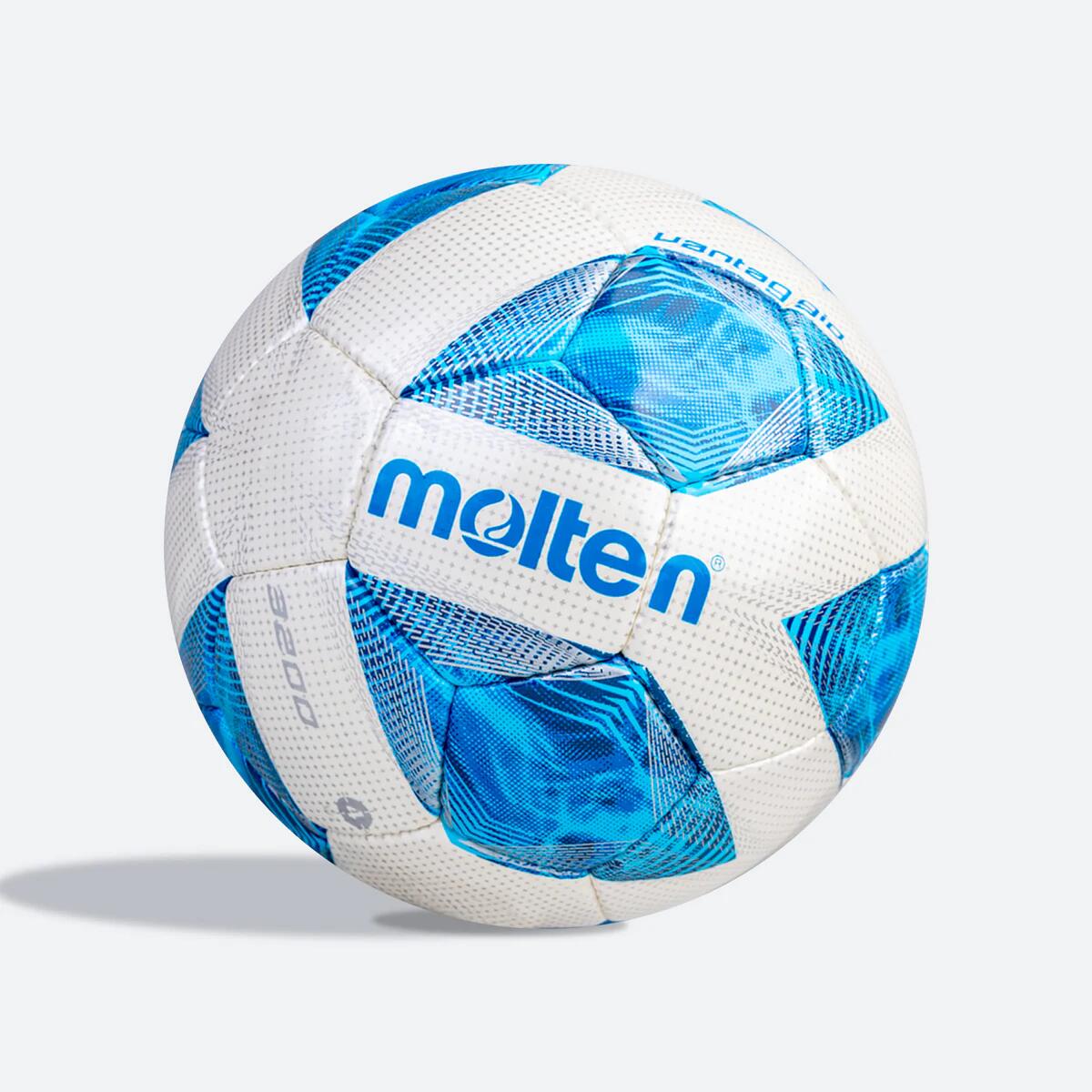 F4A3200 Pearl Leather Football (Size 4) - Blue
