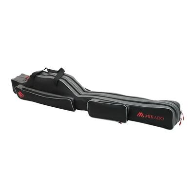 Foudraal voor hengels 150 cm - 2 vakken - zwart