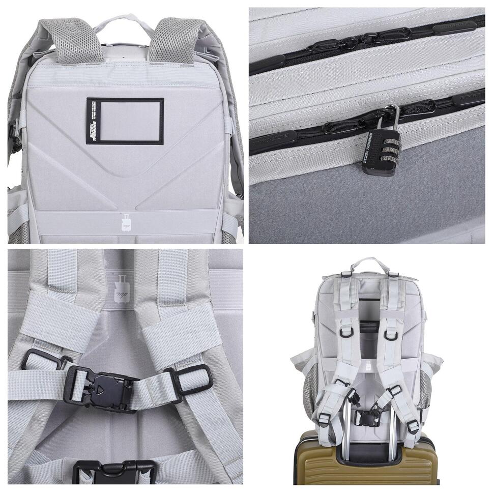 Plecak ELITRAINX V2 45L Silver do CrossTraining i podróży