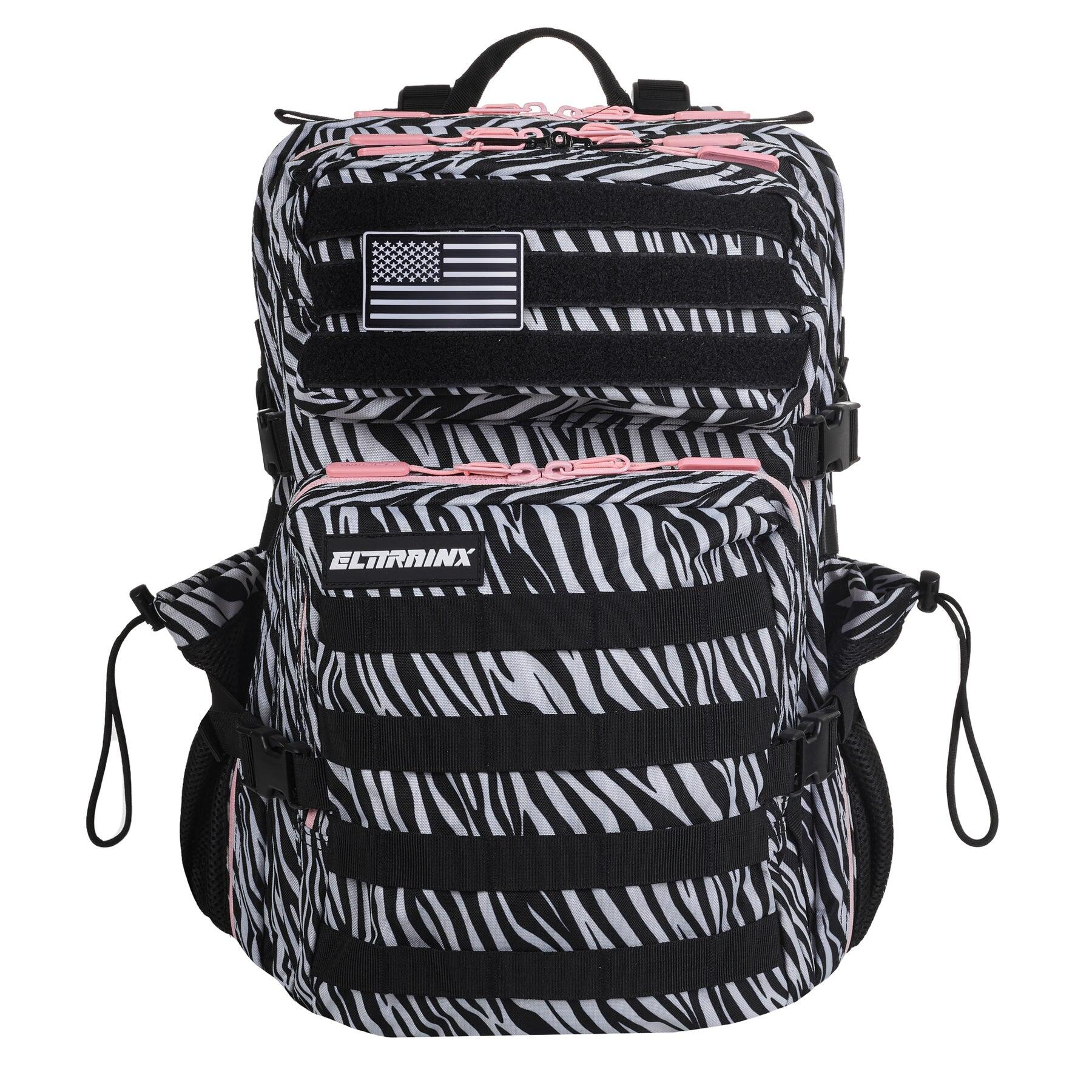 ELITEX TRAINING Zaino Tattico Militare ELITRAINX V1 Zebra 45L per Sport e Viagg
