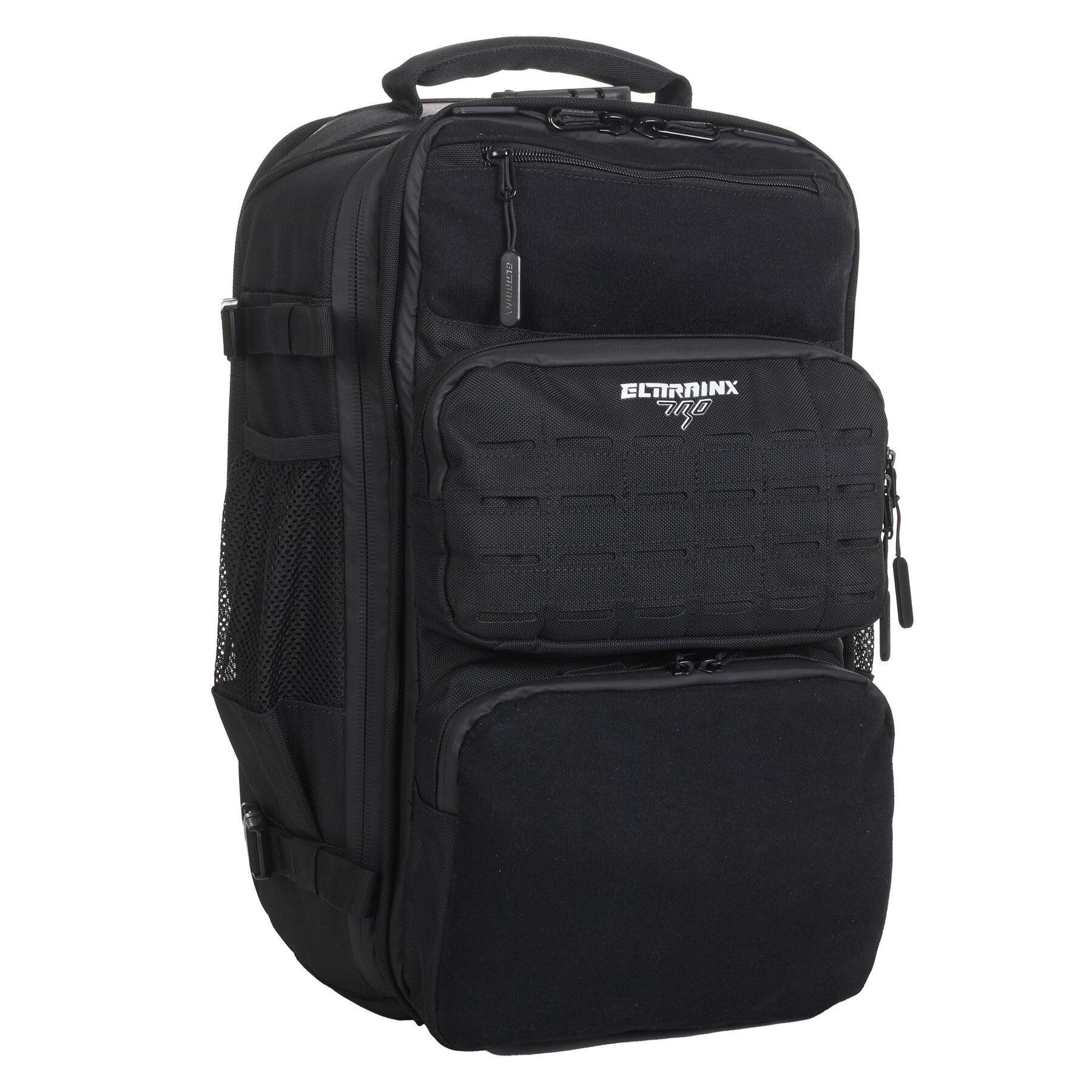 ELITEX TRAINING Mochila Táctica Militar ELITRAINX Pro Series Black 45L para Deporte y Viajes