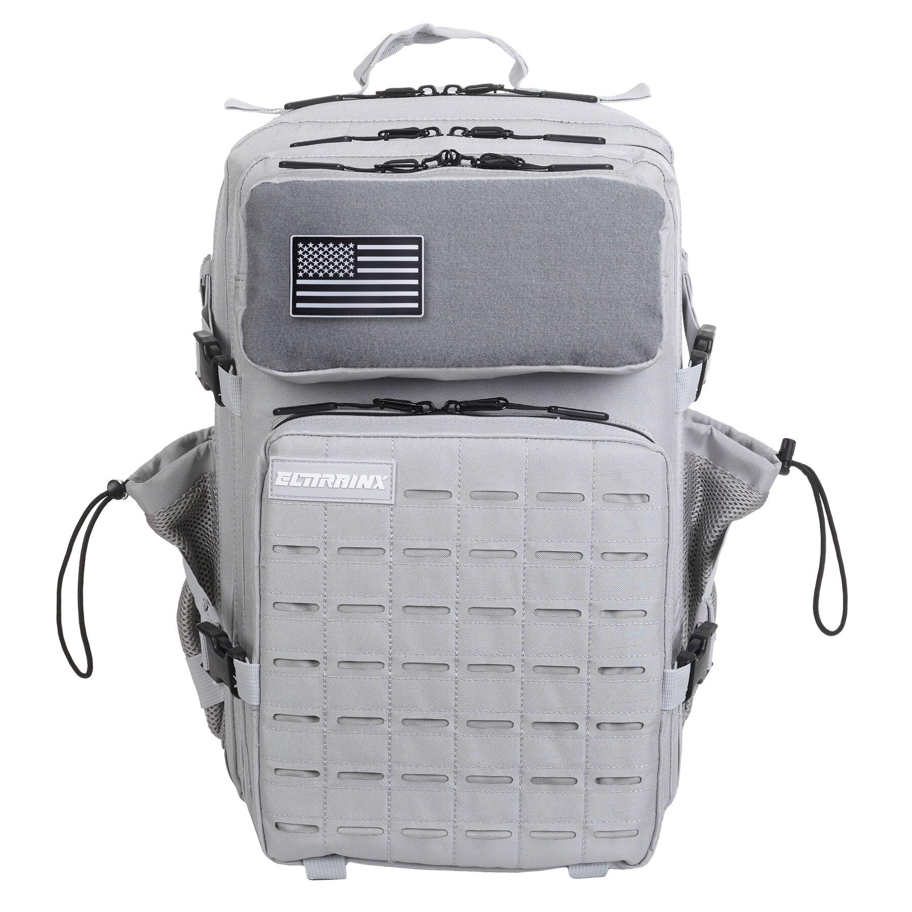 ELITEX TRAINING Zaino Tattico Militare ELITRAINX V2 Silver 45L per Sport e Viaggi