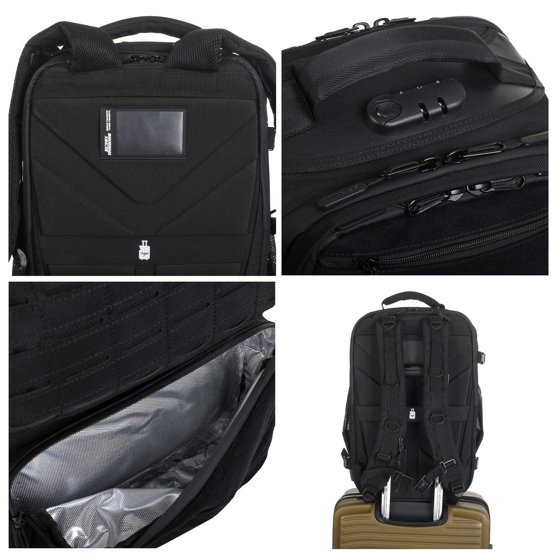 Batoh Elitex Training Pro Series Black 45L, voděodolný 2/7
