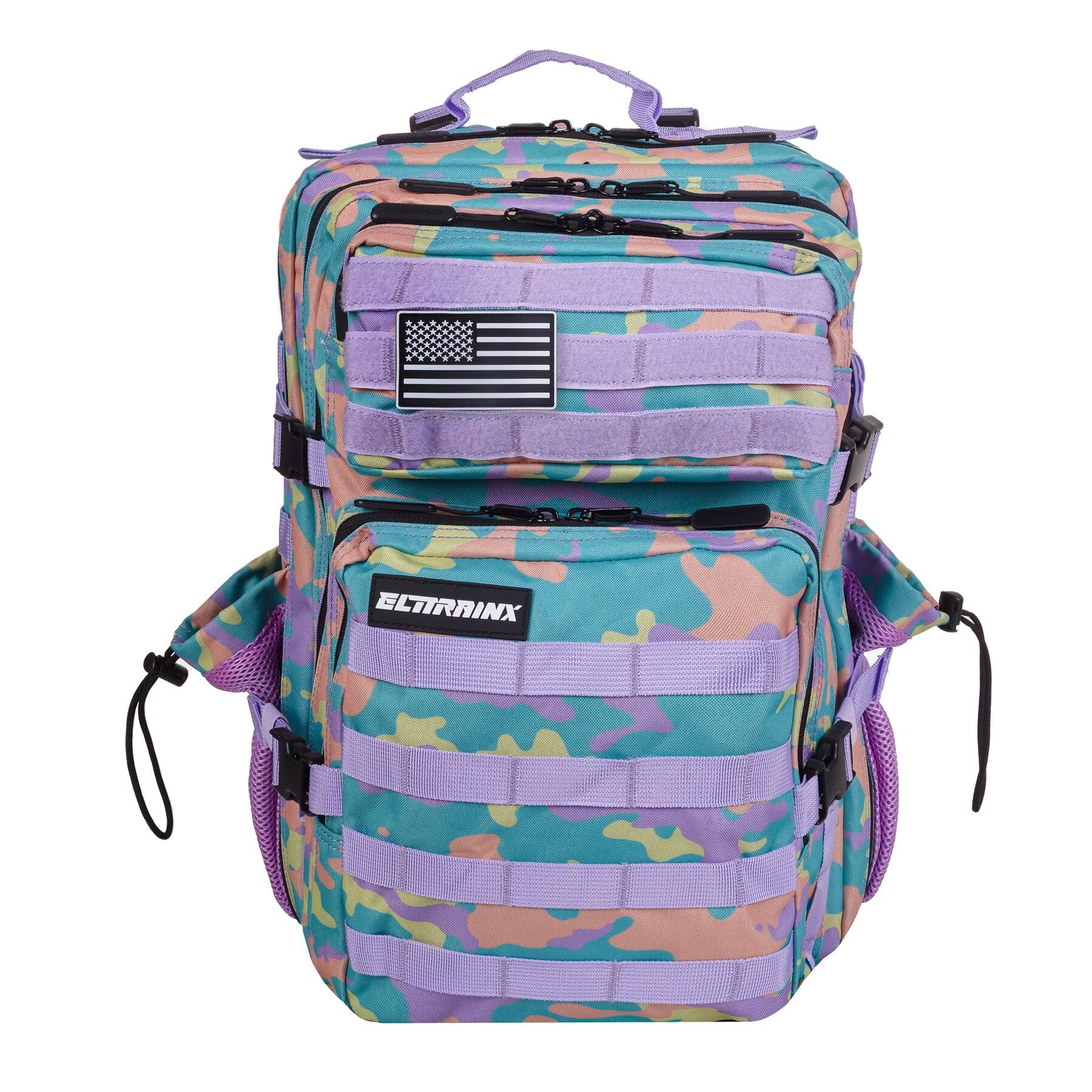ELITEX TRAINING Zaino Tattico Militare ELITRAINX V1 Rainbow 45L per Sport e Viagg