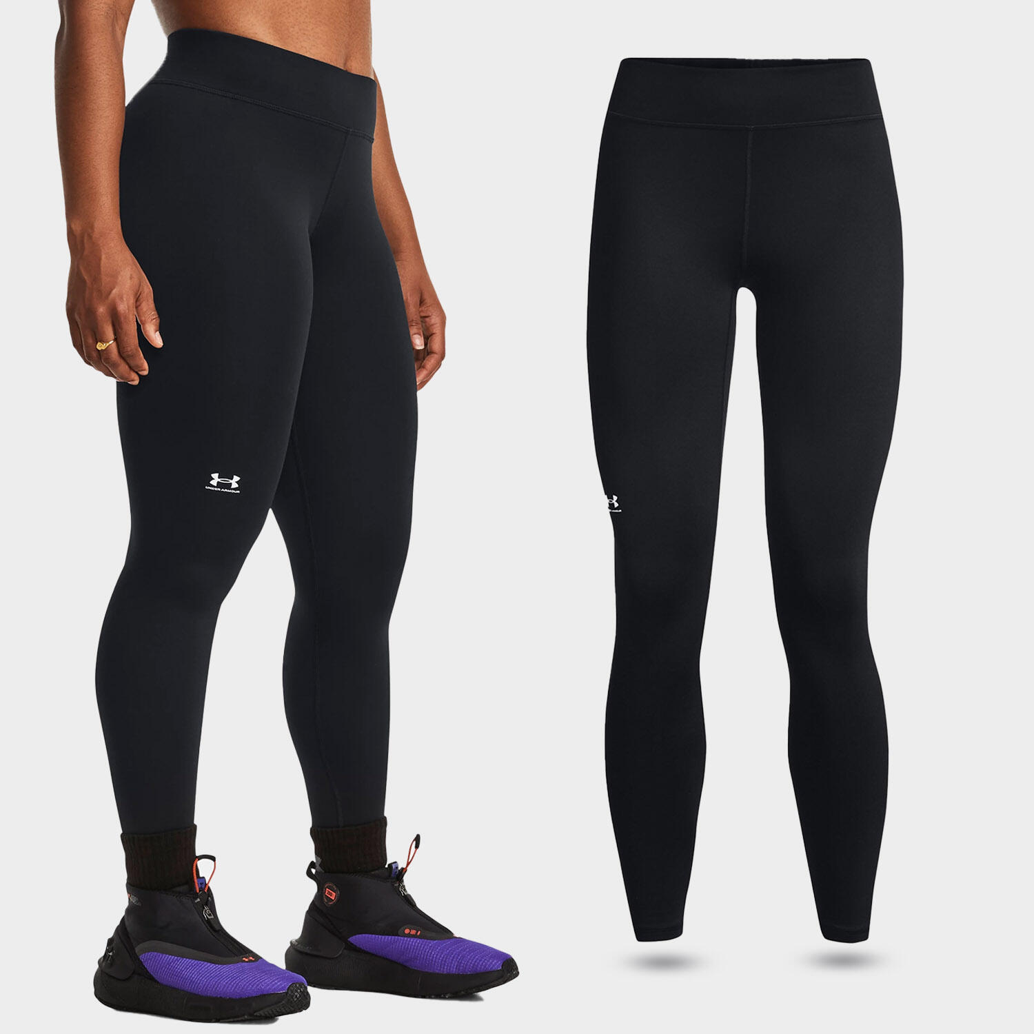 Mallas largas Under Armour mujer cintura alta. 2/7