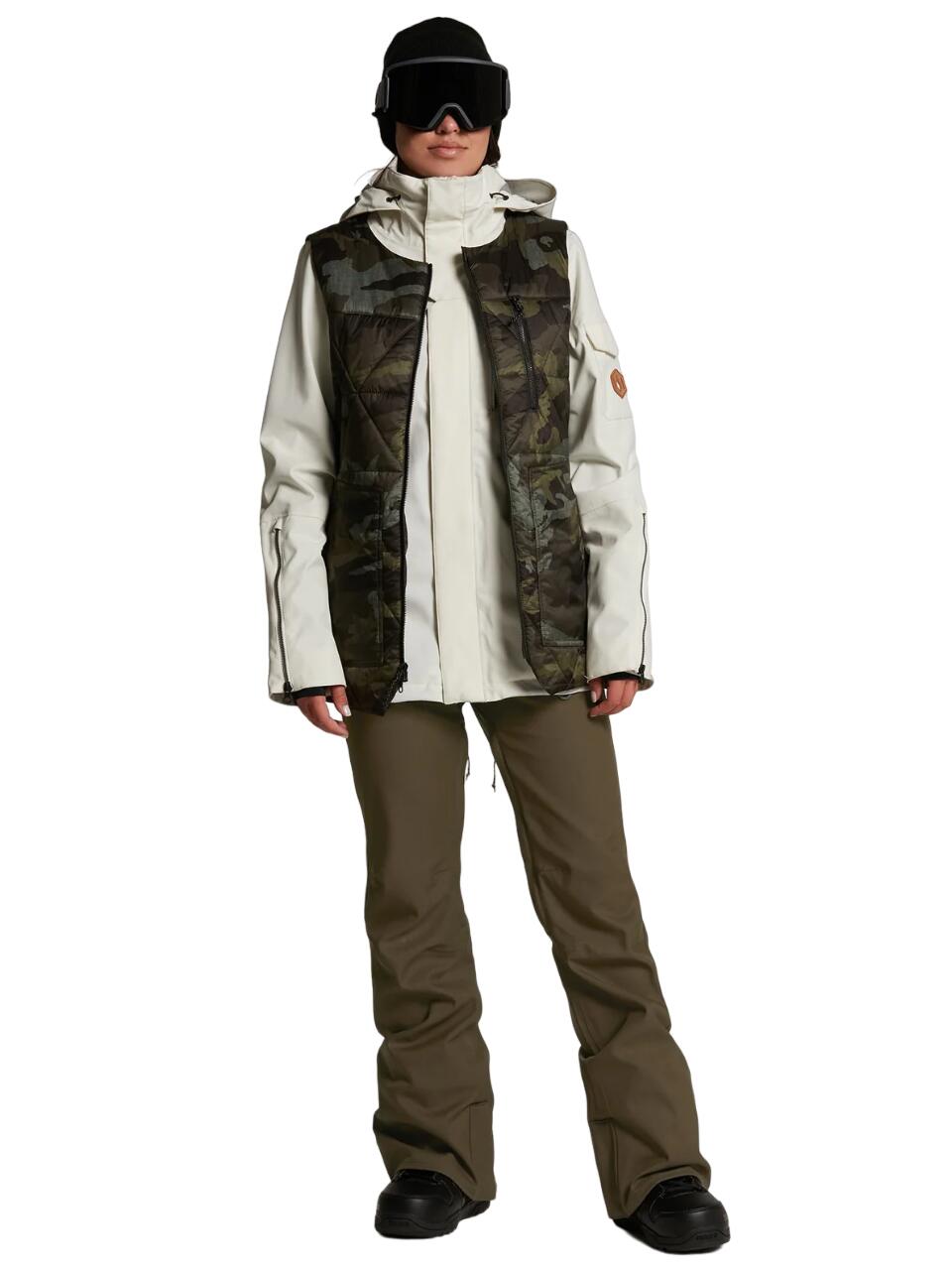 VOLCOM Dames Volcom Vault 4-in-1 multifunctionele ski jas