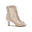 Halley Heels Dance Tanzschuhe in Beige - 7.0 cm flare