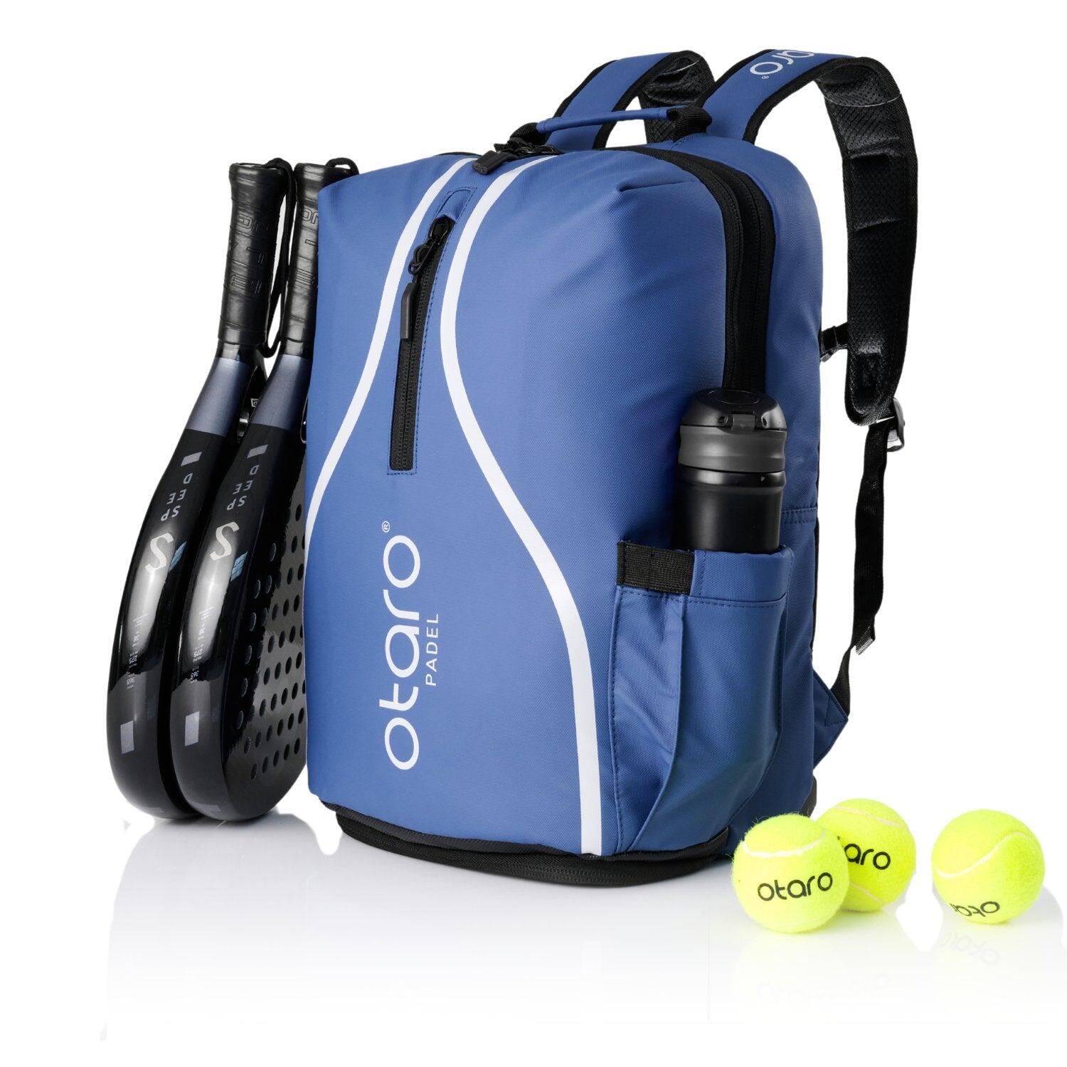 OTARO Padeltasche mit Schuhfach als Padelrucksack| 35L - Blau