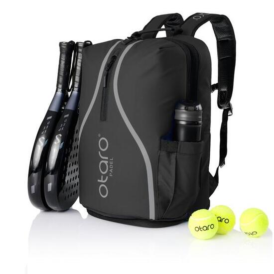 Sac de padel avec compartiment à chaussures comme sac à dos de padel 35L - Noir