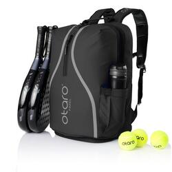 Sac de padel avec compartiment à chaussures comme sac à dos de padel 35L - Noir
