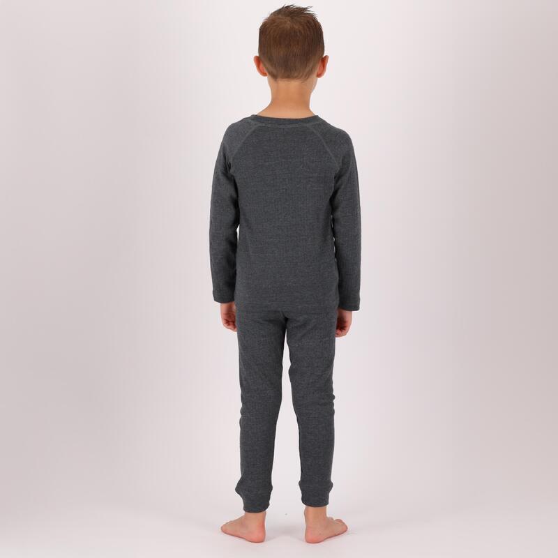 Heatkeeper - Pantalon thermique pour enfant - Anthracite - 2 pièces