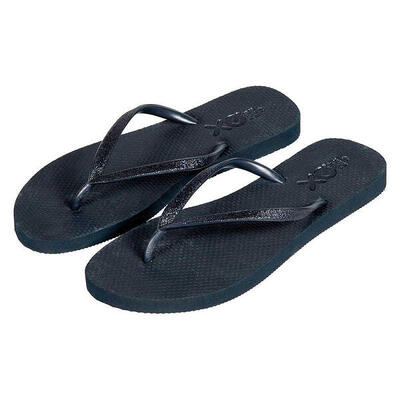Teenslippers dames - glitter - navy - flip flops dames