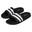 XQ | Tongs homme | Rayures | Noir/Blanc | Taille 44 | Pantouffles de bain homme